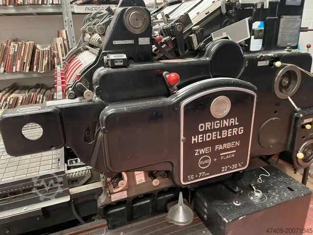 Machine typographique Heidelberg SBG