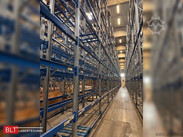 важкий промисловий стелаж SSI Schäfer PR600 – 101 lfm | Höhe 9,85m Boden + 4 Ebenen | Fachlast bis 3500 kg