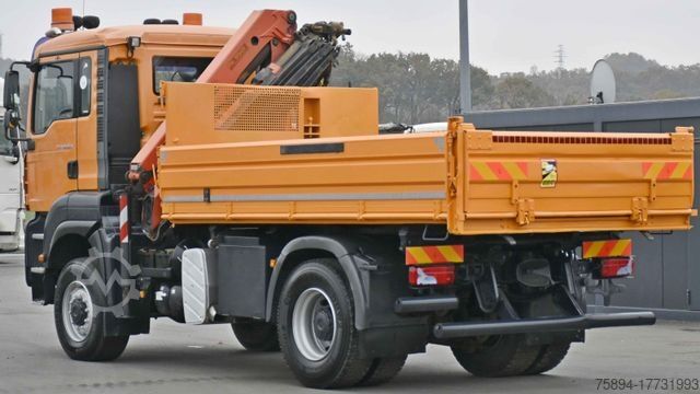 Camião basculante MAN TGA 18.360 * PK 10501 + FUNK *4x4