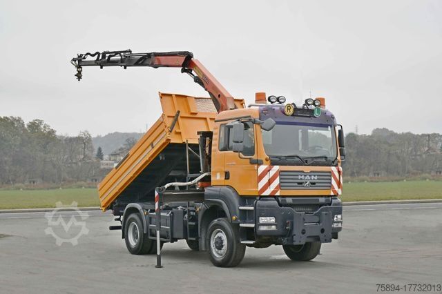 Grua montada em camião MAN TGA 18.360 * PK 10501 + FUNK *4x4