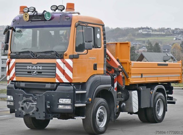 Grua montada em camião MAN TGA 18.360 * PK 10501 + FUNK *4x4