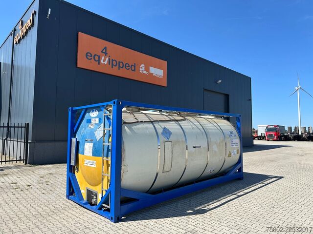 танк-контейнер CIMC 20FT ISO 25.040L / UN PORTABLE  T11 / 2.5Y + CS...