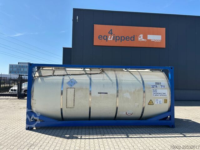 танк-контейнер CIMC 20FT ISO 25.040L / UN PORTABLE  T11 / 2.5Y + CS...
