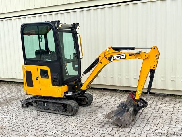 حفارة صغيرة JCB 15C-1 / 1.455 H /  3 x Löffel / Kabine