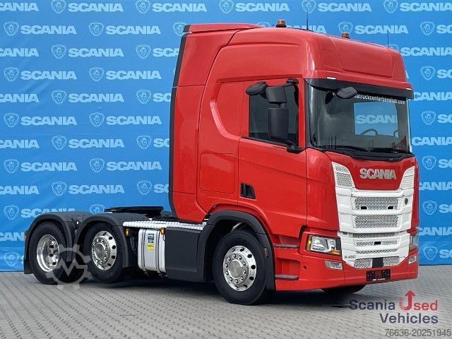 د معیار ټراکټر واحد Scania R 450 A6x2/4NA DIFF-L RETARDER HYDRO 8T