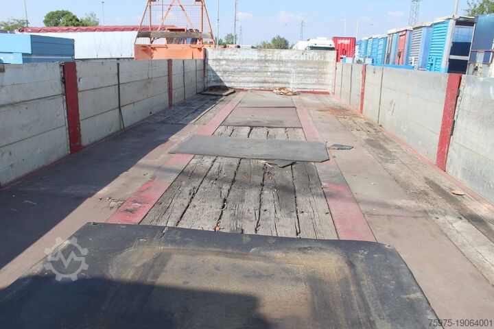 открытый прицеп bartoletti rimorchio cassona sponde 2assi usato