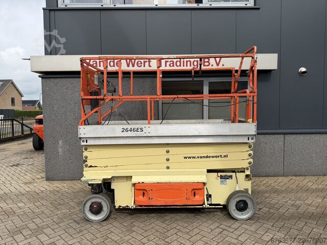 JLG 2646ES lift gunting, platform tinggi, 2005 jam, tinggi kerja 10 meter JLG 2646ES schaarlift schaar hoogwerker 2005uur 10mtr werkhoogte