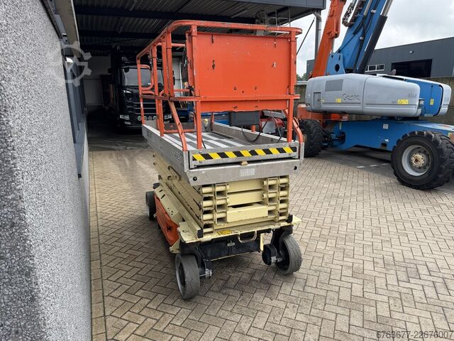 JLG 2646ES lift gunting, platform tinggi, 2005 jam, tinggi kerja 10 meter JLG 2646ES schaarlift schaar hoogwerker 2005uur 10mtr werkhoogte