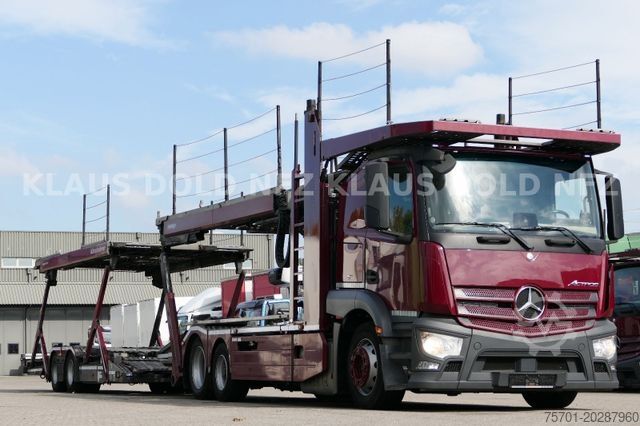 Camion transportator de autoturisme MERCEDES-BENZ Actros 2443 Autotransp. Kässbohrer. Supertrans