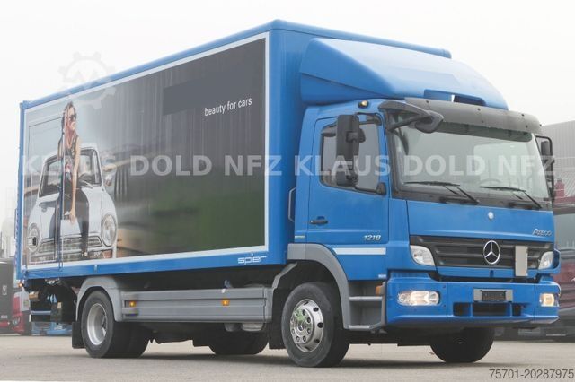 Autocamion cu caroserie tip cutie MERCEDES-BENZ Atego 1218 Koffer 12t Kamera LBW Euro 5