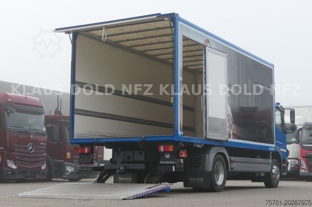 Autocamion cu caroserie tip cutie MERCEDES-BENZ Atego 1218 Koffer 12t Kamera LBW Euro 5