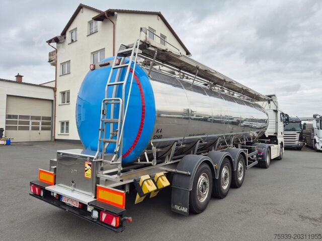 Remorque-citerne semi-remorque  Fabr. Magyar - 4 Kammern - 28284 Liter