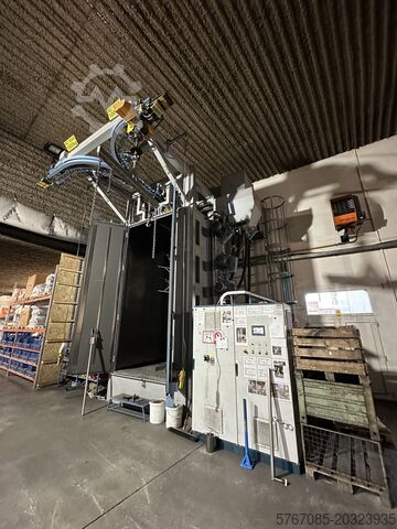 Mašina za sačenje tipa kuka sa 5 turbina Kovo Staněk TZNZ 5
