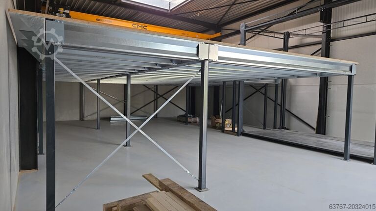 Plataforma de almacenamiento | Plataforma de acero | Entreplanta 360 m², Traglast: 500 kg/m² | 5,0 x 6,0 m | Lichte Höhe: 3,0m