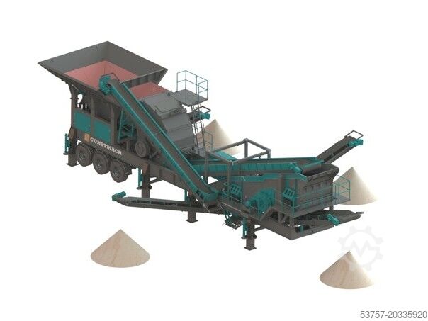 дробильное оборудование/мобильная дробильная установка Constmach Mobile Crushing Plant Mobile Limestone Crusher Plant 150-200TP