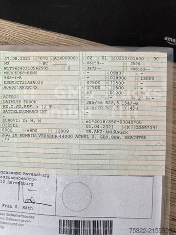 Standardni tegljač MERCEDES-BENZ Actros 1848 / BigSpace / Mirror Cam / Park Cool