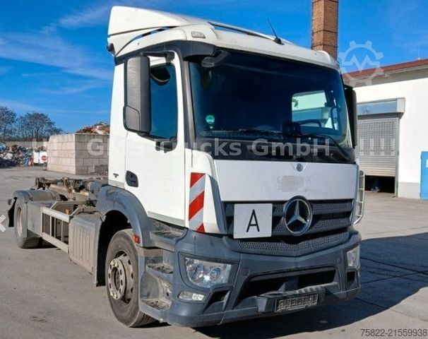 Kamion s kipom s pomičnim kontejnerom MERCEDES-BENZ Antos Actros 1843 / Meiller Knick / NUR130km