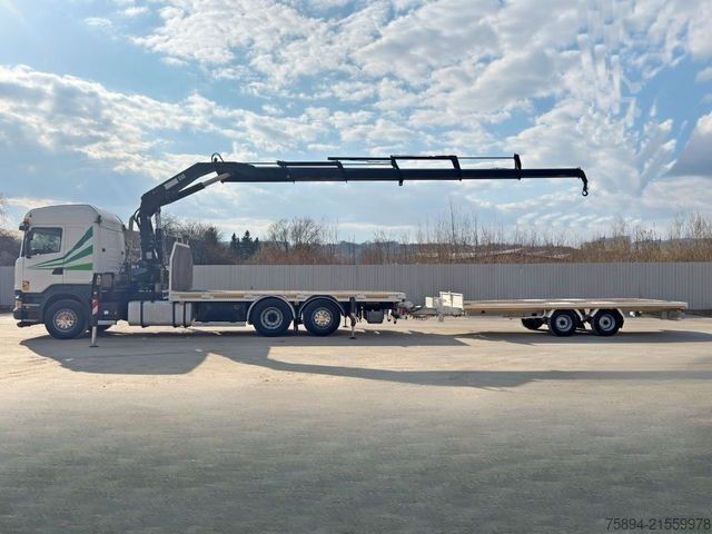 Crane yang terpasang pada truk SCANIA R 440 * HIAB 330 - 5 + FUNK + Anhänger! 6x2