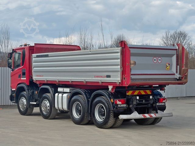 Truk jungkit SCANIA G 410 * Kipper  * TOPZUSTAND / 8x4