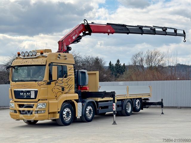 Crane yang terpasang pada truk MAN TGS 35.480* FASSI F450 BXP.26 + FUNK* TOPZUSTAND