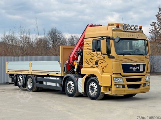 Crane yang terpasang pada truk MAN TGS 35.480* FASSI F450 BXP.26 + FUNK* TOPZUSTAND