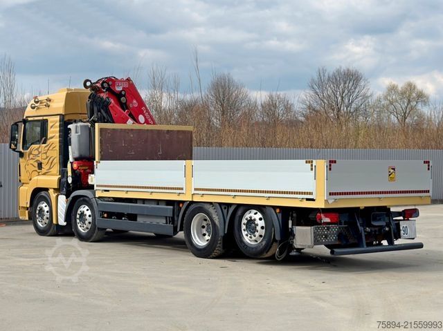 Crane yang terpasang pada truk MAN TGS 35.480* FASSI F450 BXP.26 + FUNK* TOPZUSTAND