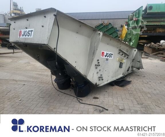 Vibruojanti lovio sistema Jöst 4500-1400 FUF  Vibrating Chute Jöst 4500-1400 FUF