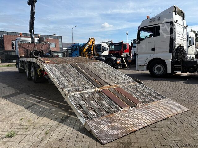 Furgon transport auto Mercedes-Benz Actros 2632 + FASSI F210--2X EXT. + REMOTE + HY...