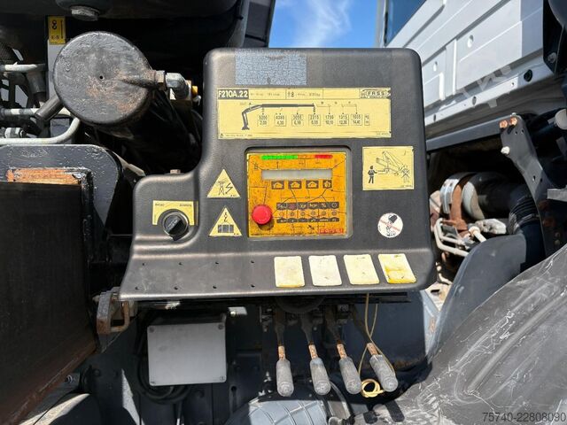 Furgon transport auto Mercedes-Benz Actros 2632 + FASSI F210--2X EXT. + REMOTE + HY...