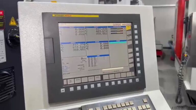 CNC Draaibank - Hellend Bed Machine SPINNER TC800-110