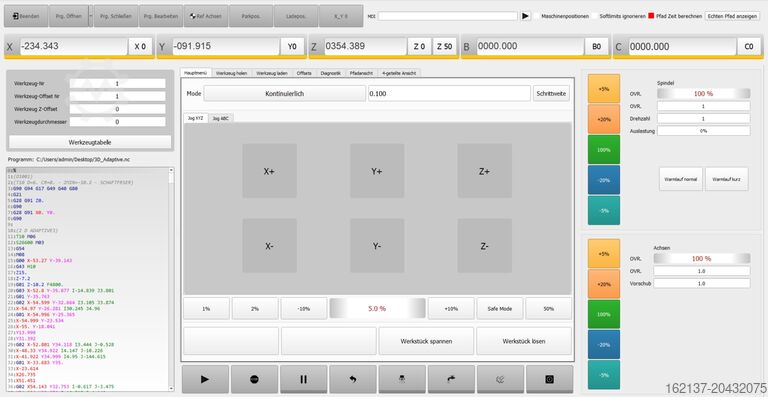 3 až 5osé HSC obráběcí centrum AMT____ HSC 544HP