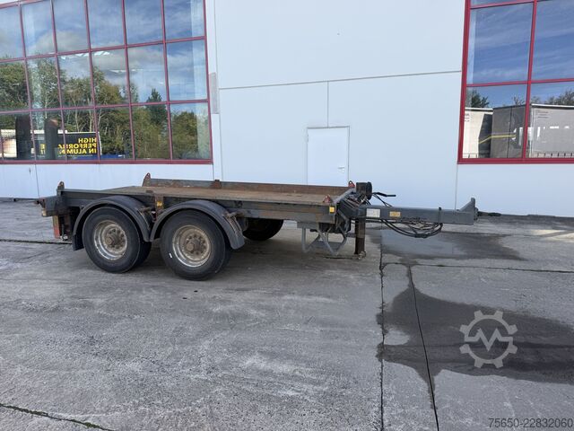 Camion benne Möslein TMH 2  Tandem- Absetzmuldenanhänger