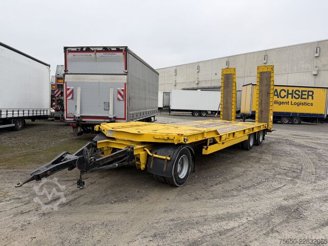 Remolque de plataforma baja Schwarzmüller TÜ 30/100  3 Achs Tiefladeranhänger