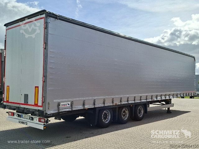 Brandalı açık yarı römork Schmitz Cargobull Curtainsider Mega Getränke