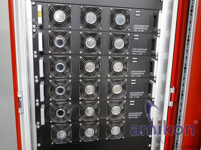RMS TGE 10-5/12 + FE3 jaudas pastiprinātājs vibrācijas testēšanas sistēmai, 45 kVA rezerves daļa RMS RMS TGE 10-5/12