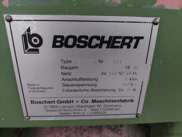 Makineri universale për çlirimin hidraulik BOSCHERT K 30-120