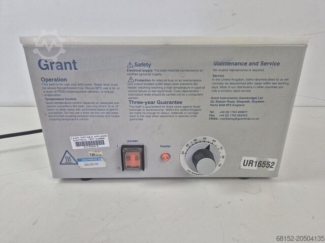 Grant JB1 Heated Water Bath Grant JB1