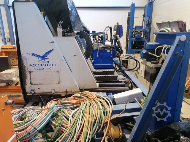 Lentas zāģis un ratiņi Artiglio NIBBIO 1000 & ST/I 130