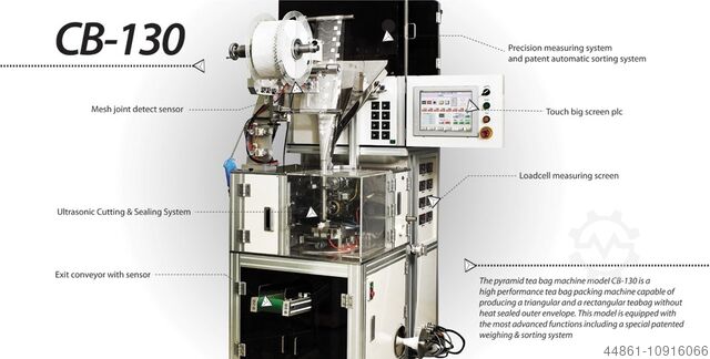 Triangular + rectangular tea bag machine Epanie (Korea) CB-130
