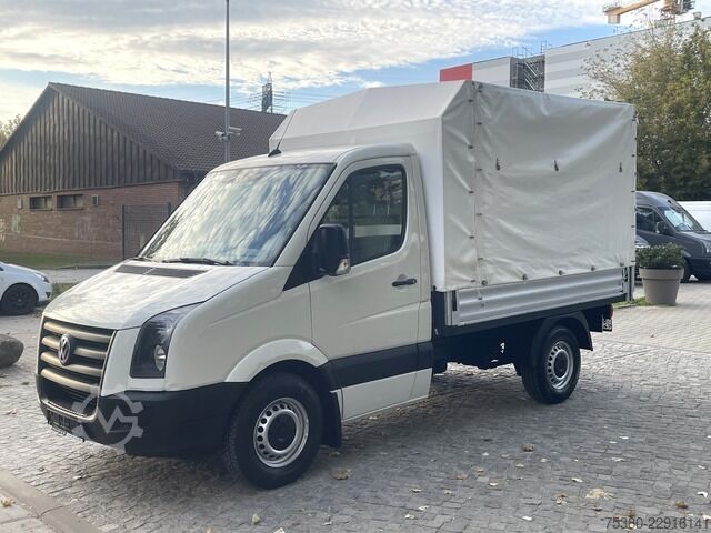 Gardínusíðubíll VW Crafter Koffer 2.5TDI Pritsche Plane *Klima*LBW*