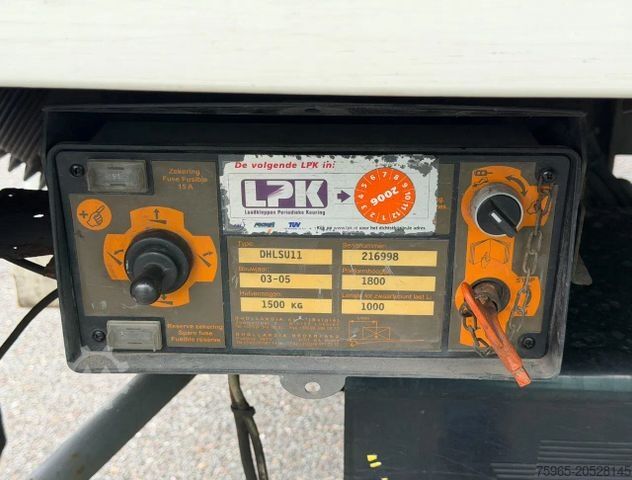 Box truck DAF CF 75.250 EURO 3 MANUAL GEARBOX VAN BEURDEN ISOL