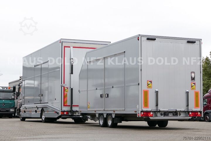 Camion transportator de autoturisme MERCEDES-BENZ Atego 1224 Autotransp. Komplettzug Moetefindt