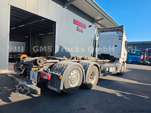 Xe tải ben móc container (roll-off) SCANIA R500 V8 / Manual / TOP ZUSTAND / German