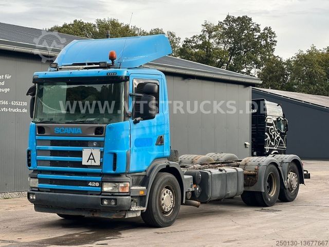 Scania 124G 420 6x2 Euro 3 Blatt /Luft Fahrgestell