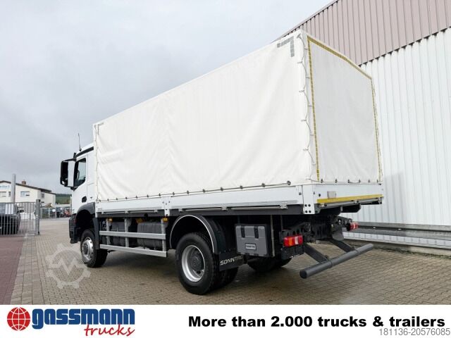 LKW mit Pritsche (offen) Mercedes-Benz Arocs 1827 A 4x4, Ex-Bundeswehr!