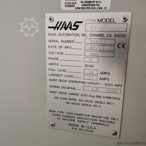 Tornio CNC con asse C e Y HAAS ST-15Y