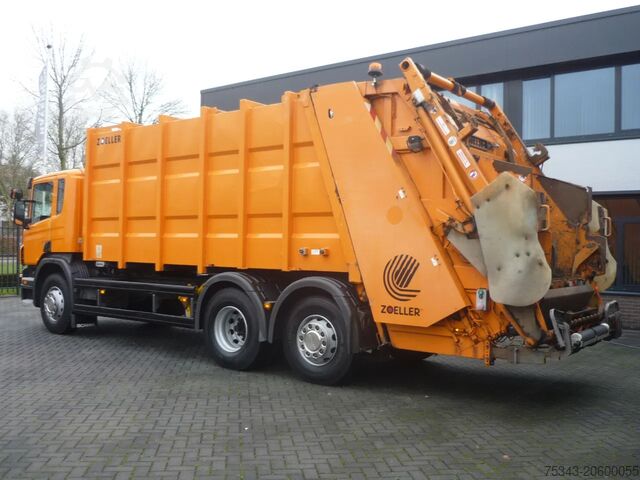 Автомобиль для сбора мусора Scania P320 6x2-4 Garbage box Zoeller Medium XXL 23m3