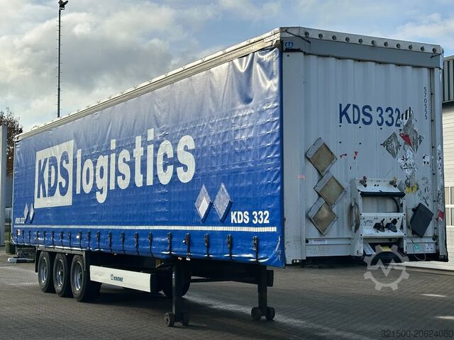 Terpal geser Krone Schuifzeil -Dak Met Borden / BPW-Assen / Apk 09...