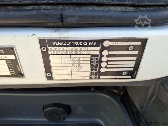 Vozidlo na zber komunálneho odpadu RENAULT D26 WIDE 320 - 6X2 - E6 - SEMAT C337