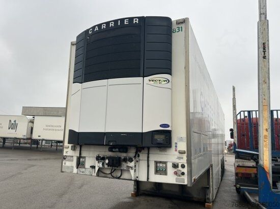 Remorque surbaissée VAN ECK PT3ZI DOPPELDECKER, KüHLKOFFERAUFLIEGER, CARRIER VECTOR 1850,